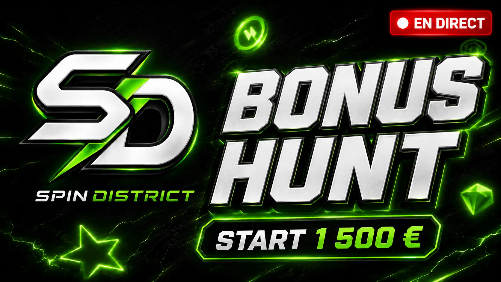 Bonus Hunt Spin District en direct sur Rumble